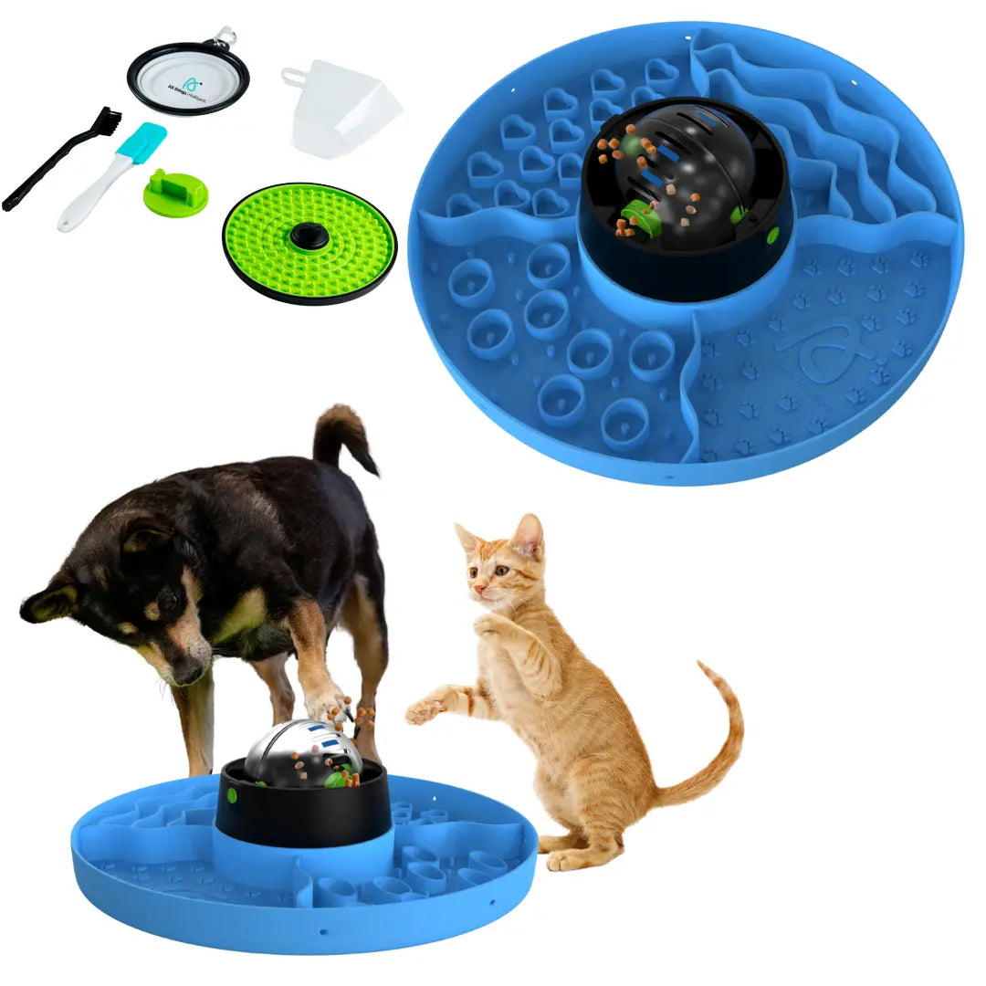 8-In-1 Multifunctional Interactive Dog Cat Slow Feeder Snuffle Mat Puzzle