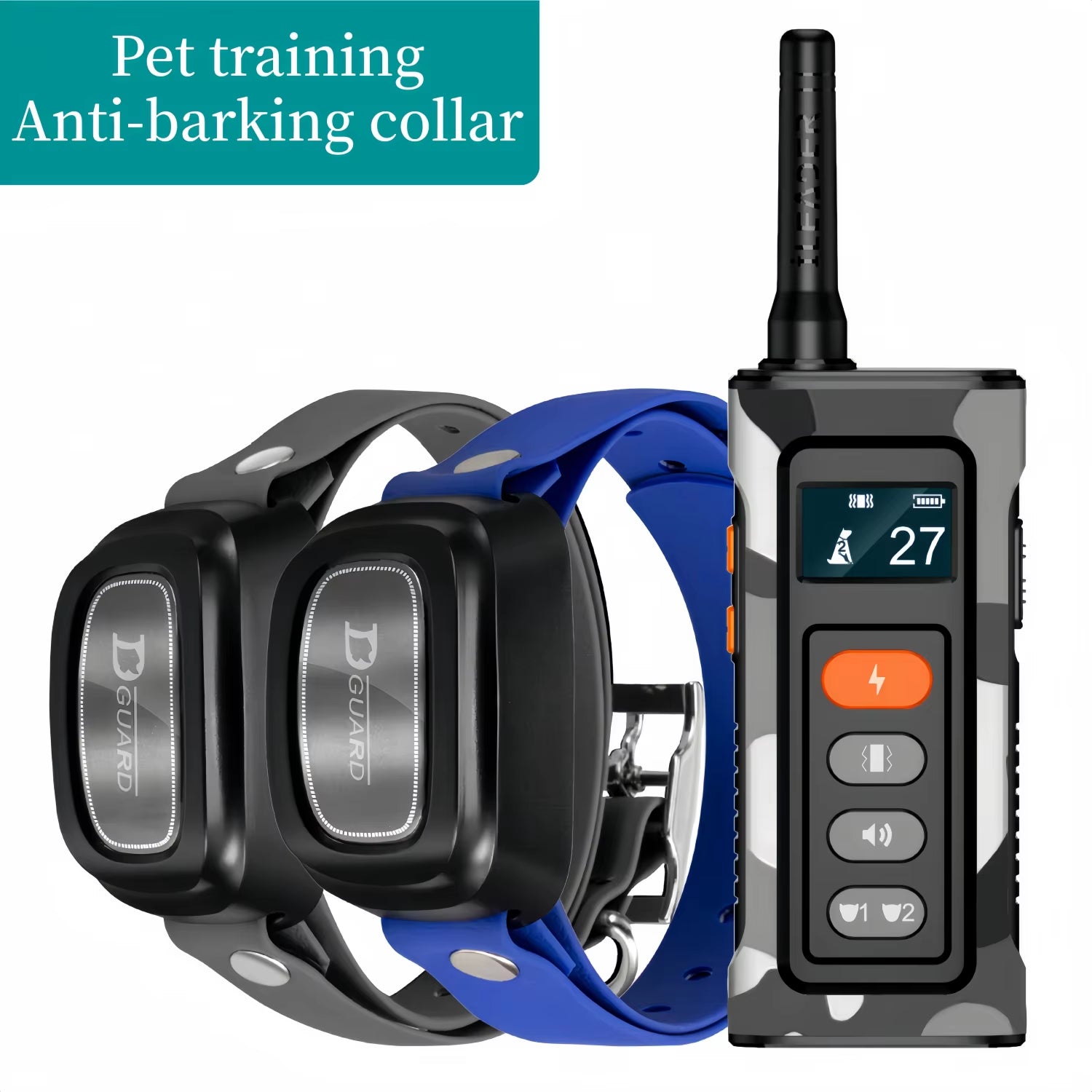 Remote Control Waterproof Pet Behaviorfor 8-150Lbs Puppy with Shock Vibration 3300Ft Electric Dog Training Collar for All Dogs
