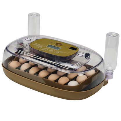 48-Egg Incubator 110V, Fully Automatic with Egg Turner & Temperature/Humidity Control, Clear Lid with LED Candler and Storage, for Hatching Chicken, Duck, Quail Eggs