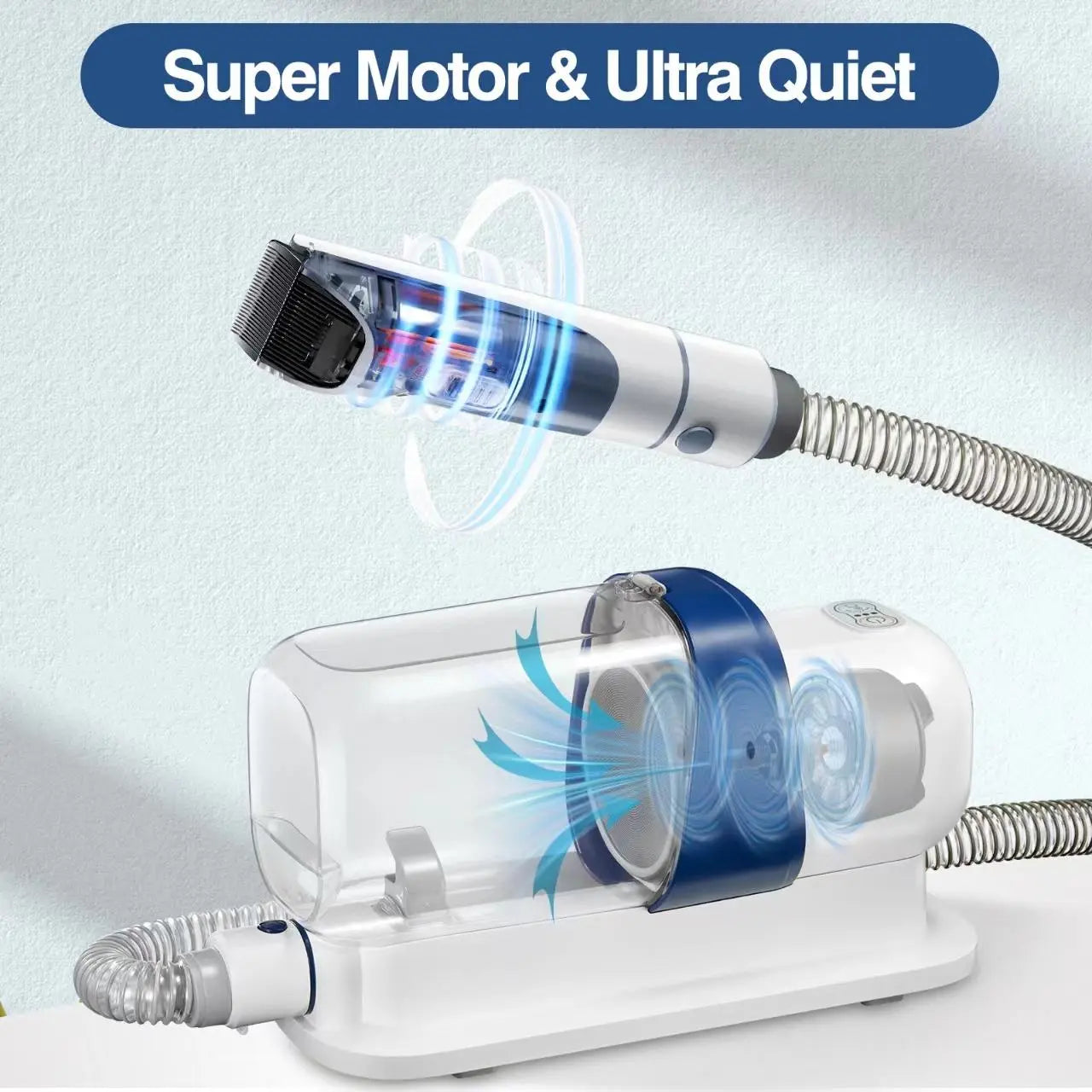 LMVVC Pet Grooming Kit with Vacuum for Dogs and Cats Groomer Tools Poodle Puppy Cleaning