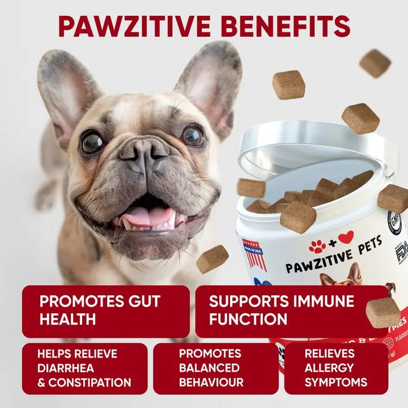 Pre+Probiotics for Dogs Digestive Health – 120 Soft Chews