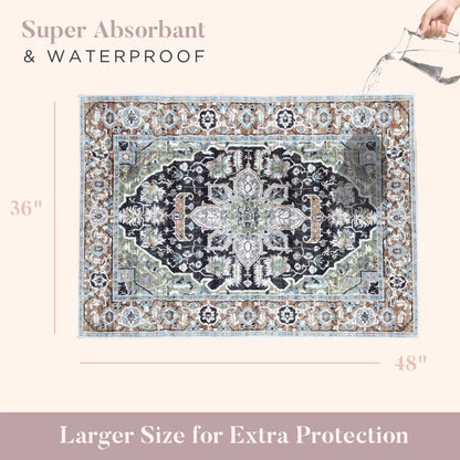 Lovewag Pets Washable Dog Pads - Pack of 2, Eco-Friendly & Leak-Proof Design, Multi-Design Options: Sage Forest, Marmalade Sunshine, Moonlit Night, Rustic Terracotta, 16" X 24" & 36" X 48"& 28" X 41"