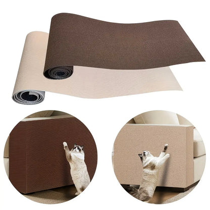 Self-Adhesive for Cat Scratch Mat 40Cmx200Cm - Trim-To-Fit Scratch Pad with Polyester Fiber, Multi-Color Options