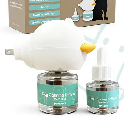 Dog Calming Diffuser Plug-In (1–3 Pack) – Natural Pheromone Support to Stop Stress Peeing, Barking & Anxiety, Safe & Effective for Dogs