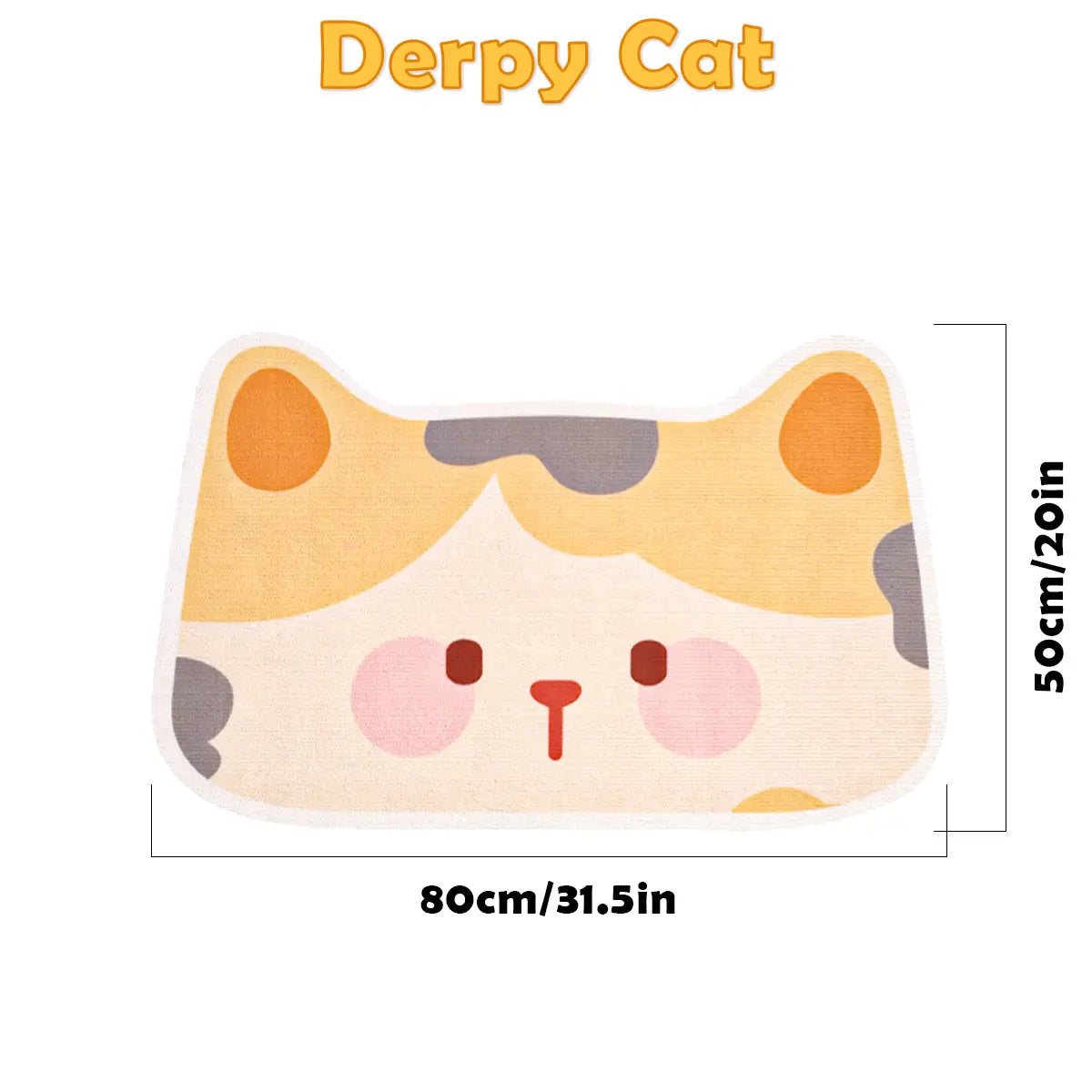 Smartwell Cute Cat Scratcher Mat Kawaii Wall Protector Self-Adhesive Felt Scratch Pad for Indoor Cats Wall Sofas Cabinet Door Wall Mounted Cat Scratching Activity Tree Interactive Cat Scratching Board with Bell Multi-Functional Cat Small Space