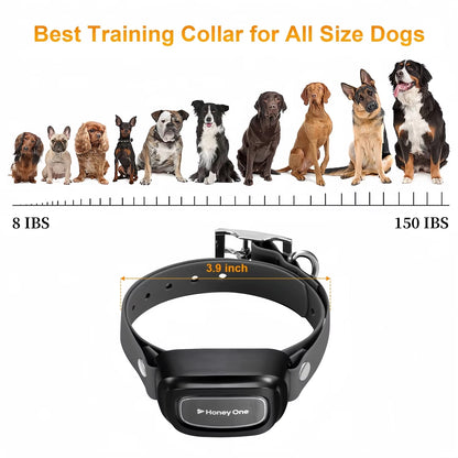 Remote Control Waterproof Pet Behaviorfor 8-150Lbs Puppy with Shock Vibration 3300Ft Electric Dog Training Collar for All Dogs