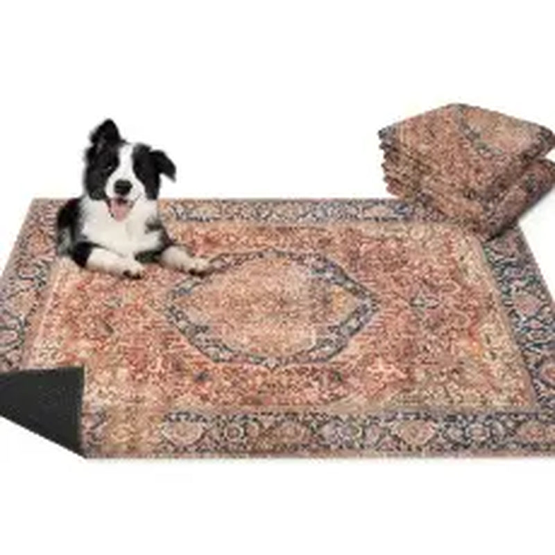 Lovewag Pets Washable Dog Pads - Pack of 2, Eco-Friendly & Leak-Proof Design, Multi-Design Options: Sage Forest, Marmalade Sunshine, Moonlit Night, Rustic Terracotta, 16" X 24" & 36" X 48"& 28" X 41"