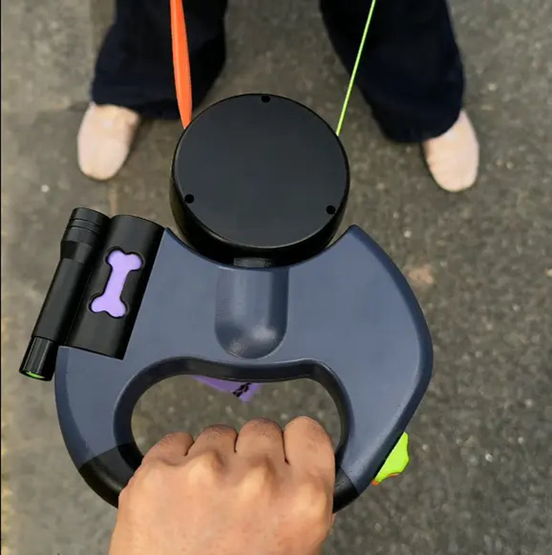 Tangle Free 2 Dog Leash for Smal & Medium Dogs