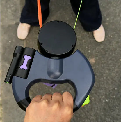 Tangle Free 2 Dog Leash for Smal & Medium Dogs