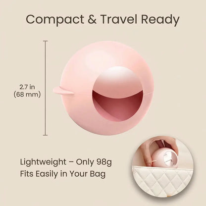 Reusable Lint Roller for Pet Hair, Clothes & Sofa, Washable Gel Hair & Dust Remover, Portable Mini Travel Size Compact Cleaner for Car, Dog & Cat Fur