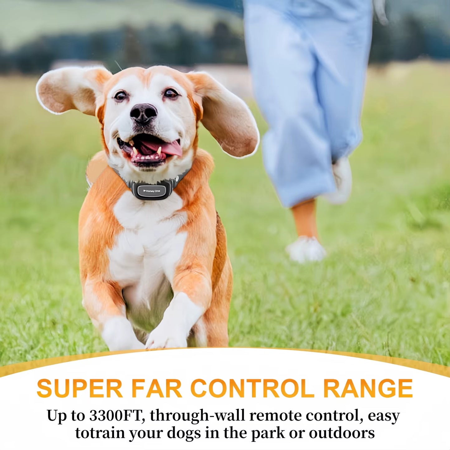 Remote Control Waterproof Pet Behaviorfor 8-150Lbs Puppy with Shock Vibration 3300Ft Electric Dog Training Collar for All Dogs