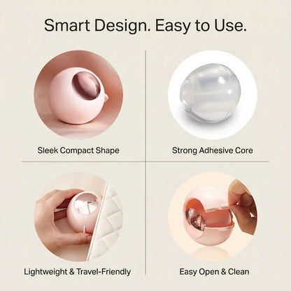 Reusable Lint Roller for Pet Hair, Clothes & Sofa, Washable Gel Hair & Dust Remover, Portable Mini Travel Size Compact Cleaner for Car, Dog & Cat Fur