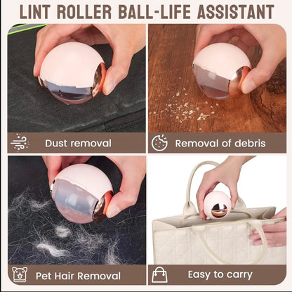 Reusable Lint Roller for Pet Hair, Clothes & Sofa, Washable Gel Hair & Dust Remover, Portable Mini Travel Size Compact Cleaner for Car, Dog & Cat Fur