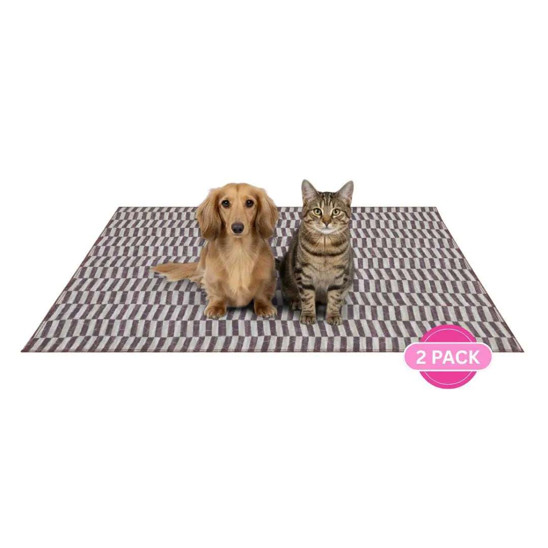 Lovewag Pets Washable Dog Pads - Pack of 2, Eco-Friendly & Leak-Proof Design, Multi-Design Options: Sage Forest, Marmalade Sunshine, Moonlit Night, Rustic Terracotta, 16" X 24" & 36" X 48"& 28" X 41"