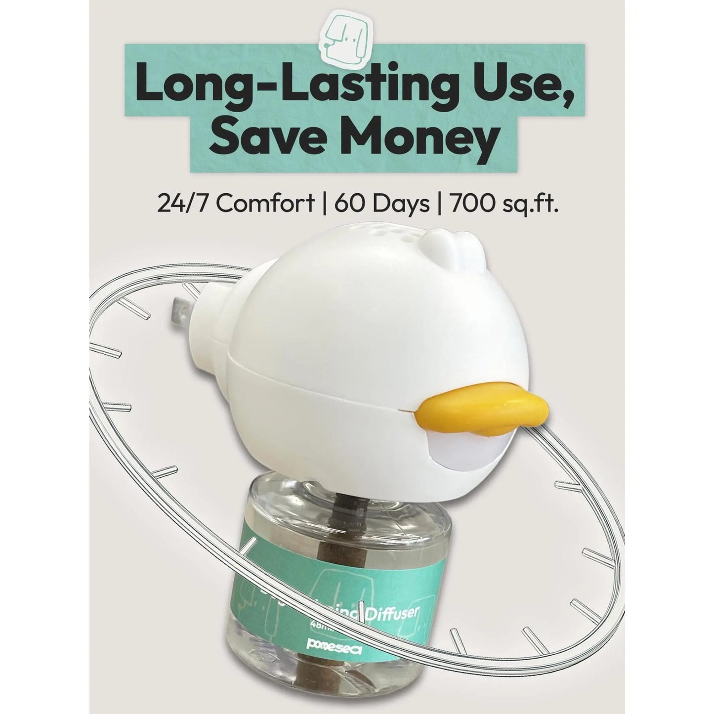 Dog Calming Diffuser Plug-In (1–3 Pack) – Natural Pheromone Support to Stop Stress Peeing, Barking & Anxiety, Safe & Effective for Dogs