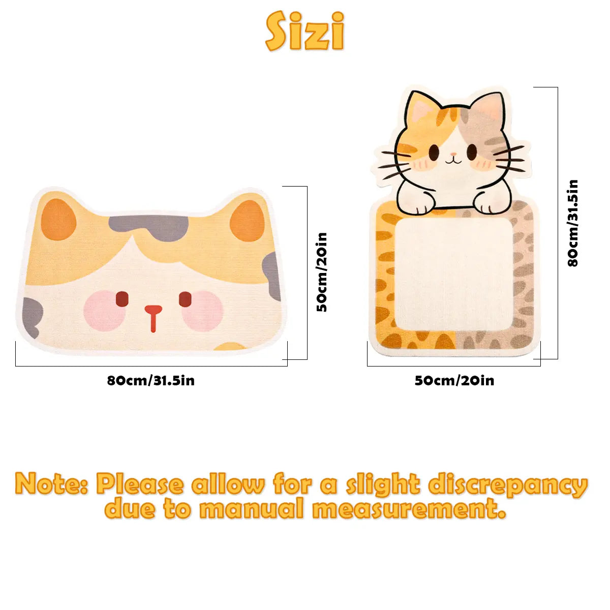 Smartwell Cute Cat Scratcher Mat Kawaii Wall Protector Self-Adhesive Felt Scratch Pad for Indoor Cats Wall Sofas Cabinet Door Wall Mounted Cat Scratching Activity Tree Interactive Cat Scratching Board with Bell Multi-Functional Cat Small Space