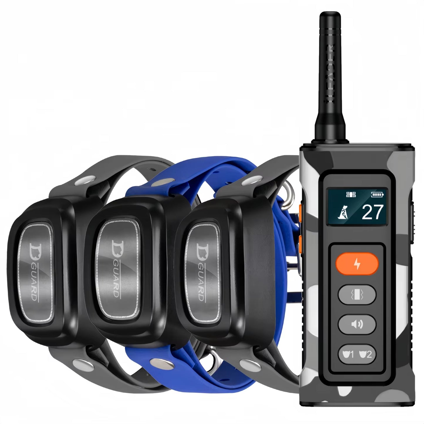 Remote Control Waterproof Pet Behaviorfor 8-150Lbs Puppy with Shock Vibration 3300Ft Electric Dog Training Collar for All Dogs