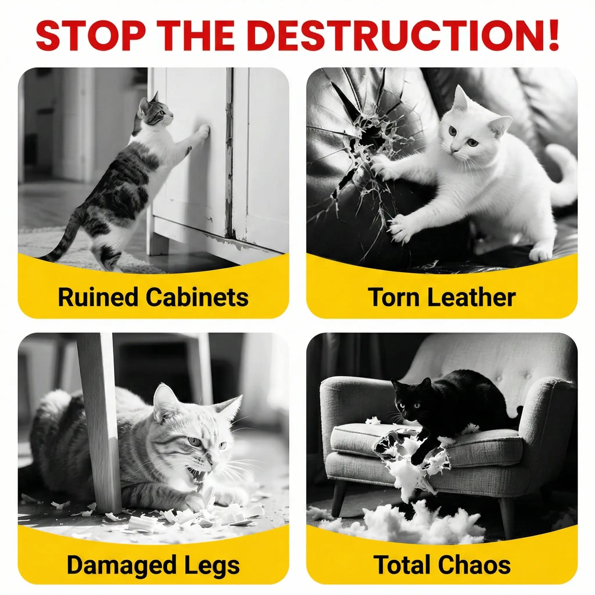 Smartwell Cute Cat Scratcher Mat Kawaii Wall Protector Self-Adhesive Felt Scratch Pad for Indoor Cats Wall Sofas Cabinet Door Wall Mounted Cat Scratching Activity Tree Interactive Cat Scratching Board with Bell Multi-Functional Cat Small Space